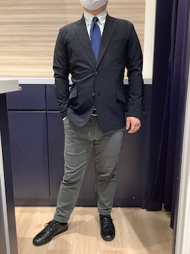 「アイテム（フォーマルスーツ/小物）」を使った、BRICK HOUSE by Tokyo Shirts 久留米ゆめタウン店さん（メンズ・160cm）の秋コーディネート