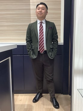 BRICK HOUSE by Tokyo Shirts 久留米ゆめタウン店さん（メンズ・160cm）の春コーディネート