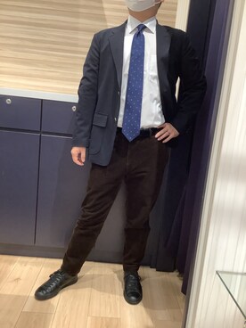 BRICK HOUSE by Tokyo Shirts 久留米ゆめタウン店さん（メンズ・160cm）の冬コーディネート