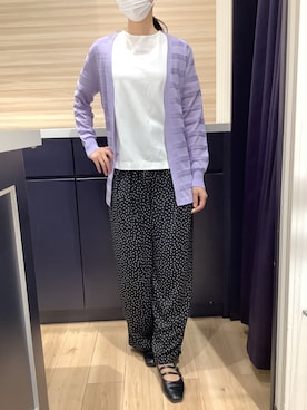 「シアーニット」｜BRICK HOUSE by Tokyo Shirts 久留米ゆめタウン店さん（レディース・161cm）の夏コーディネート