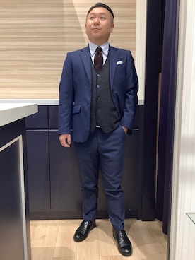 「BRICK HOUSE by TOKYO SHIRT（ブリックハウス）のアイテム」を使った、BRICK HOUSE by Tokyo Shirts 久留米ゆめタウン店さん（メンズ・160cm）の冬コーディネート