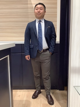 BRICK HOUSE by Tokyo Shirts 久留米ゆめタウン店さん（メンズ・160cm）の冬コーディネート