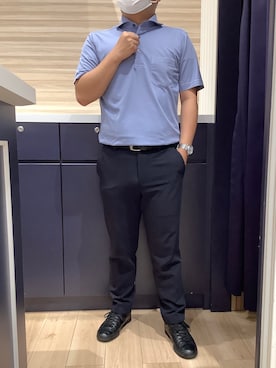 「アイテム（ポロシャツ）」を使った、BRICK HOUSE by Tokyo Shirts 久留米ゆめタウン店さん（メンズ・160cm）の夏コーディネート