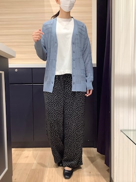 「透かし編みニット」｜BRICK HOUSE by Tokyo Shirts 久留米ゆめタウン店さん（レディース・161cm）の夏コーディネート