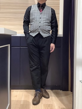 BRICK HOUSE by Tokyo Shirts 久留米ゆめタウン店さん（メンズ・177cm）の冬コーディネート