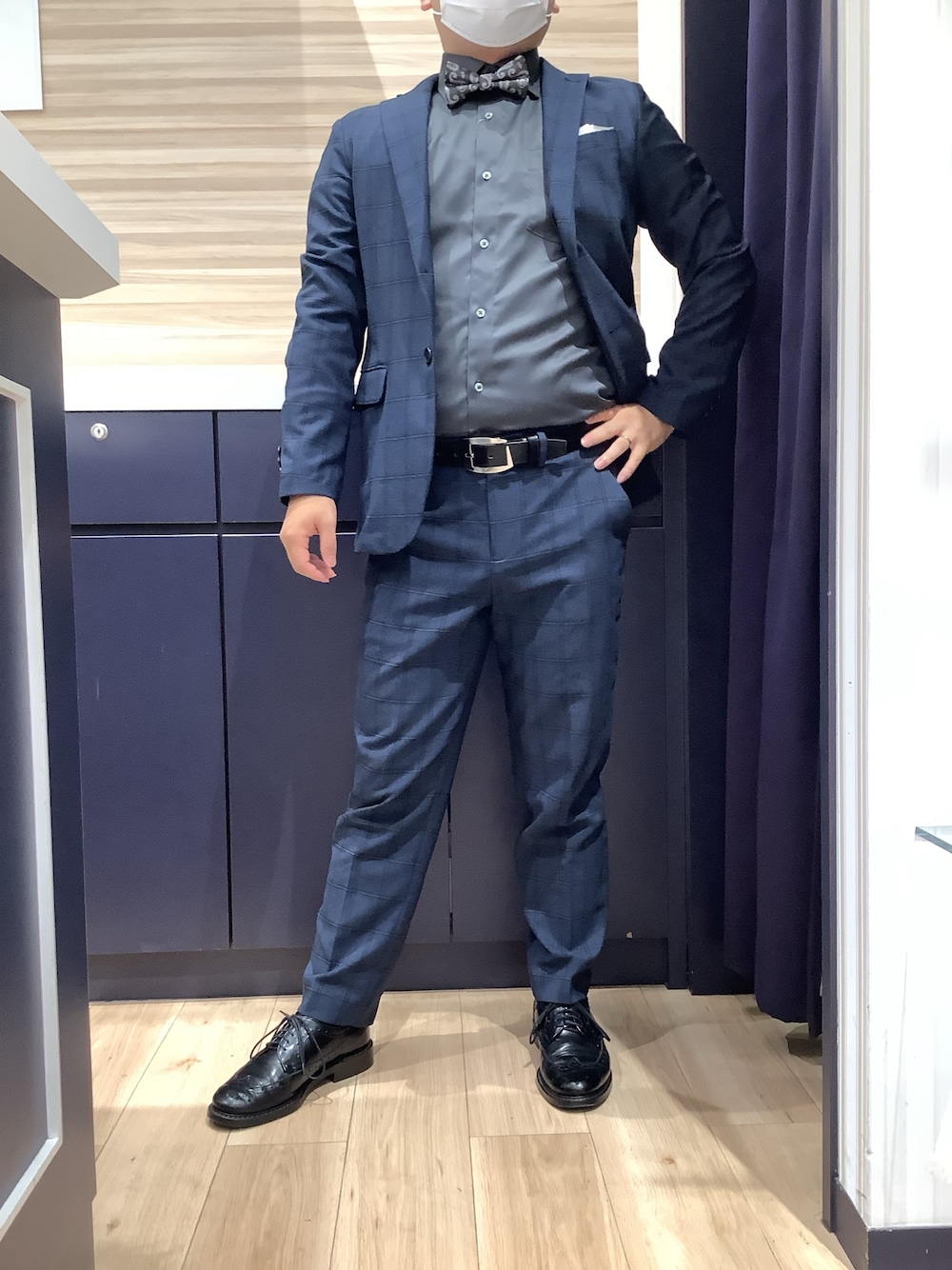 蝶ネクタイを使った「グレー」の人気ファッションコーディネート - WEAR