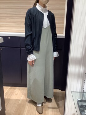 「BRICK HOUSE by TOKYO SHIRT」｜「アイテム（ブルゾン）」を使った、BRICK HOUSE by Tokyo Shirts 久留米ゆめタウン店さん（レディース・160cm）の冬コーディネート