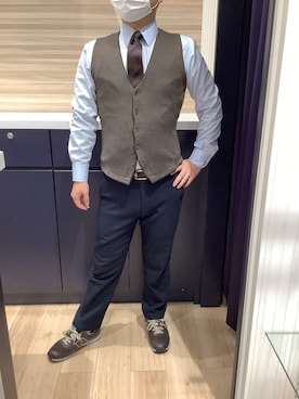 BRICK HOUSE by Tokyo Shirts 久留米ゆめタウン店さん(メンズ・160cm)の冬コーディネート