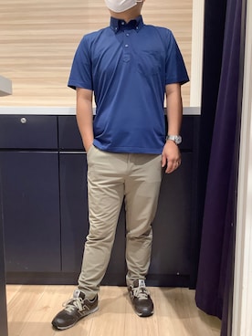 「アイテム（ポロシャツ）」を使った、BRICK HOUSE by Tokyo Shirts 久留米ゆめタウン店さん（メンズ・160cm）の夏コーディネート