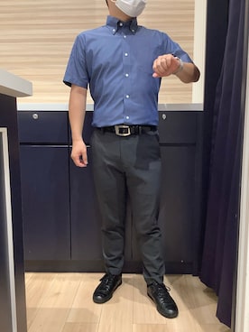 「ビジネススタイル」｜BRICK HOUSE by Tokyo Shirts 久留米ゆめタウン店さん（メンズ・160cm）の夏コーディネート