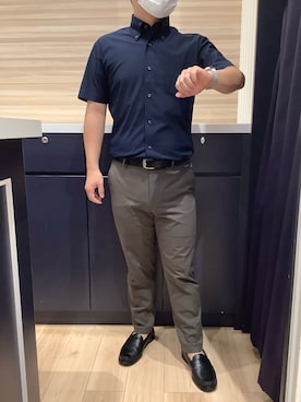 「ビジネススタイル」｜BRICK HOUSE by Tokyo Shirts 久留米ゆめタウン店さん（メンズ・160cm）の夏コーディネート