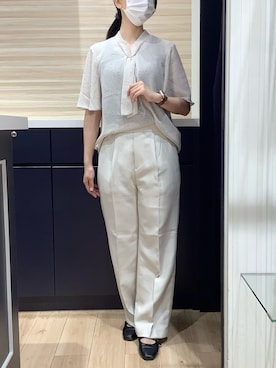 BRICK HOUSE by Tokyo Shirts 久留米ゆめタウン店さん（レディース・161cm）の夏コーディネート