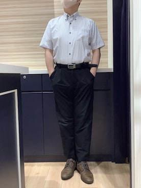 BRICK HOUSE by Tokyo Shirts 久留米ゆめタウン店さん（メンズ・177cm）の夏コーディネート