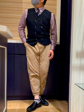 BRICK HOUSE by Tokyo Shirts 久留米ゆめタウン店さん（メンズ・177cm）の冬コーディネート