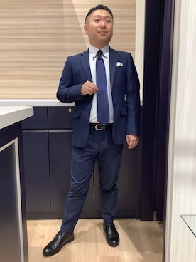 「スーツ」｜BRICK HOUSE by Tokyo Shirts 久留米ゆめタウン店さん（メンズ・160cm）の秋コーディネート