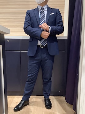 「アイテム（フォーマルスーツ/小物）」を使った、BRICK HOUSE by Tokyo Shirts 久留米ゆめタウン店さん（メンズ・160cm）の秋コーディネート