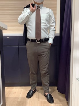 「アイテム（フォーマルスーツ/小物）」を使った、BRICK HOUSE by Tokyo Shirts 久留米ゆめタウン店さん（メンズ・160cm）の秋コーディネート