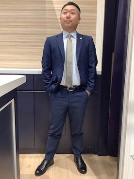 「アイテム（ネクタイ）」を使った、BRICK HOUSE by Tokyo Shirts 久留米ゆめタウン店さん（メンズ・160cm）の冬コーディネート