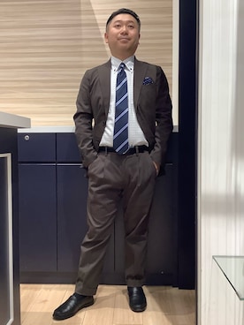 BRICK HOUSE by Tokyo Shirts 久留米ゆめタウン店さん（メンズ・160cm）の冬コーディネート