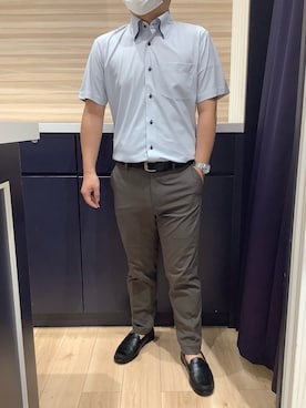 「ビジネススタイル」｜BRICK HOUSE by Tokyo Shirts 久留米ゆめタウン店さん（メンズ・160cm）の夏コーディネート
