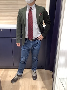 BRICK HOUSE by Tokyo Shirts 久留米ゆめタウン店さん（メンズ・160cm）の冬コーディネート