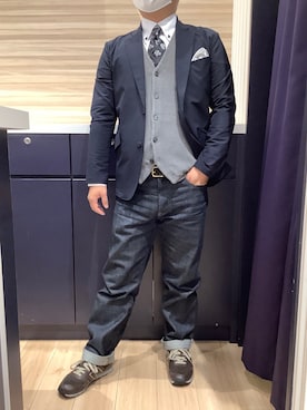 BRICK HOUSE by Tokyo Shirts 久留米ゆめタウン店さん（メンズ・160cm）の秋コーディネート