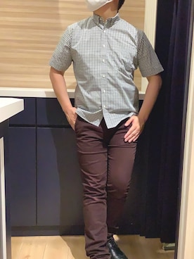 BRICK HOUSE by Tokyo Shirts 久留米ゆめタウン店さん（メンズ・177cm）の夏コーディネート