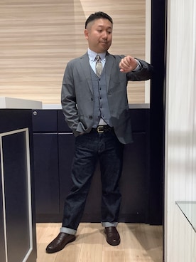 BRICK HOUSE by Tokyo Shirts 久留米ゆめタウン店さん（メンズ・160cm）の秋コーディネート