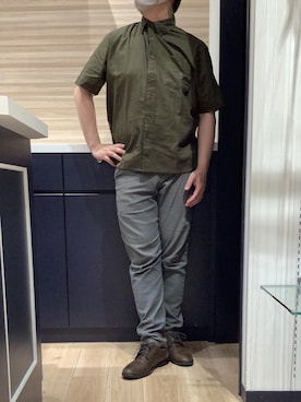 「パンツスタイル」｜BRICK HOUSE by Tokyo Shirts 久留米ゆめタウン店さん（メンズ・177cm・30代）の夏コーディネート