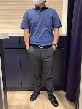 「アイテム（ポロシャツ）」を使った、BRICK HOUSE by Tokyo Shirts 久留米ゆめタウン店さん（メンズ・160cm）の夏コーディネート