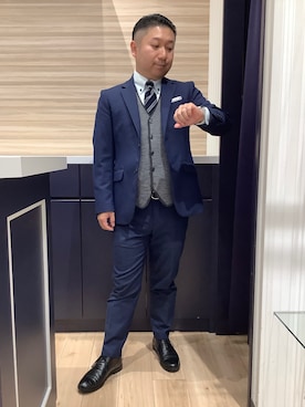 「BRICK HOUSE by TOKYO SHIRT（ブリックハウス）のアイテム」を使った、BRICK HOUSE by Tokyo Shirts 久留米ゆめタウン店さん（メンズ・160cm）の冬コーディネート