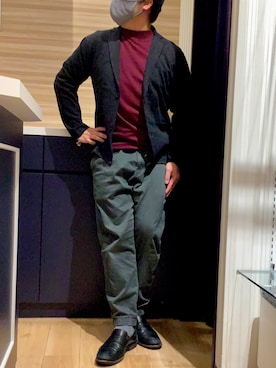 BRICK HOUSE by Tokyo Shirts 久留米ゆめタウン店さん（メンズ・177cm）の冬コーディネート