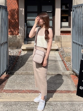 「NIKE（ナイキ）のナイキ エア フォース 1 PLT.AF.ORM ウィメンズシューズ / Nike Air Force 1 PLT.AF.ORM Women's Shoes＜22-29cm 展開＞（スニーカー）」を使った、maさん（レディース・153cm）の秋コーディネート