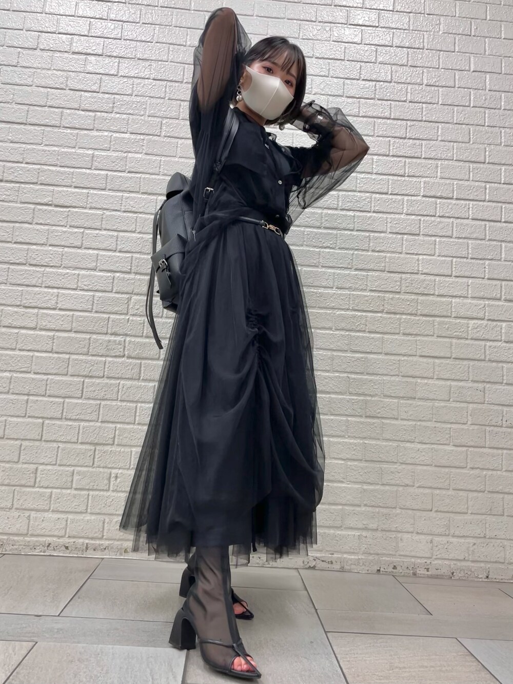 Ameri（アメリ）の「CURTAIN TULLE SKIRT（スカート）」 - WEAR