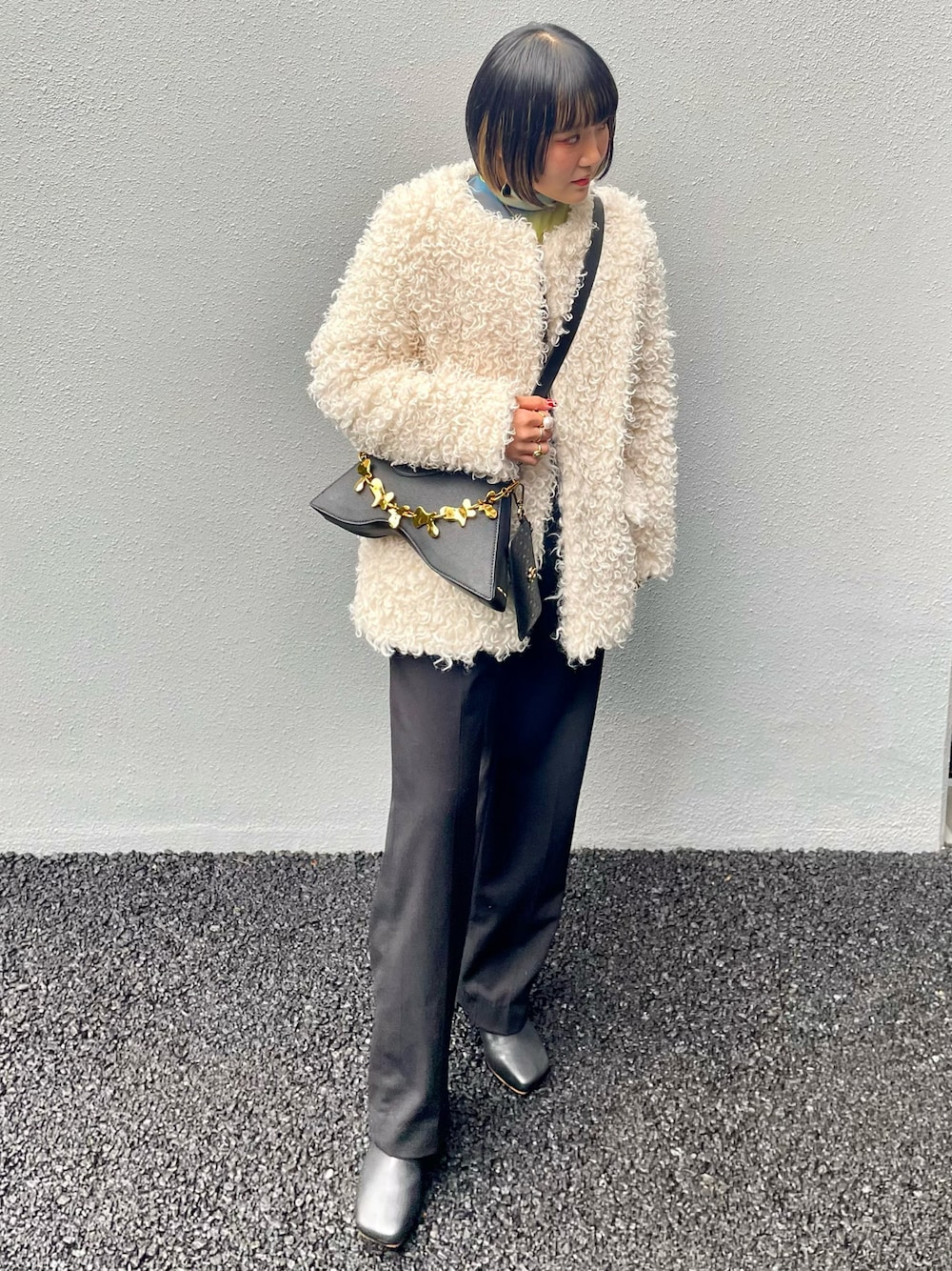epine（エピヌ）の「poodle collar fur coat（その他アウター