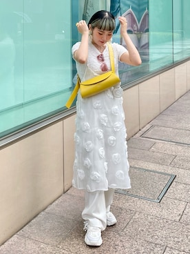 「アイテム（サングラス）」を使った、Wakanaさん（レディース・151cm）の夏コーディネート