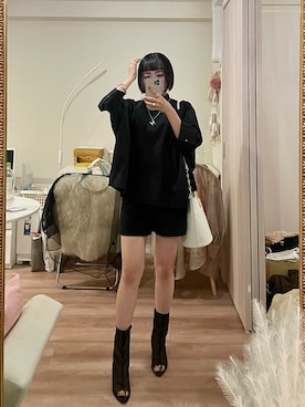 「Ted Baker（テッドベーカー）のアイテム」を使った、Wakanaさん（レディース・151cm）の夏コーディネート