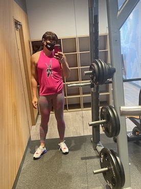 「筋トレ」｜ryoko.5360さん（メンズ・180cm）の冬コーディネート