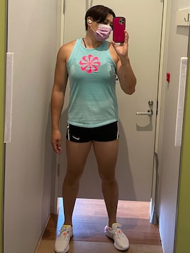 「筋トレ」｜ryoko.5360さん（メンズ・180cm）の夏コーディネート