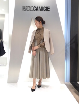 「ナラカミーチェ」｜「アイテム（ジャケット/アウター）」を使った、telo2.8さん（レディース・164cm）の秋コーディネート