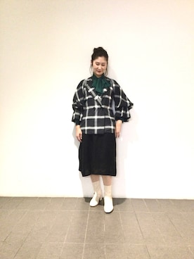「ナラカミーチェ」｜「アイテム（ジャケット/アウター）」を使った、telo2.8さん（レディース・164cm）の秋コーディネート