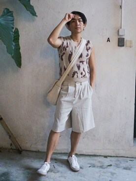 「initial（イニシャル）のアイテム」を使った、wearinmindさん（メンズ・178cm）の秋コーディネート
