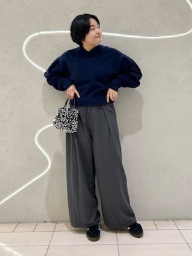 MORIさん(レディース・159cm)の冬コーディネート