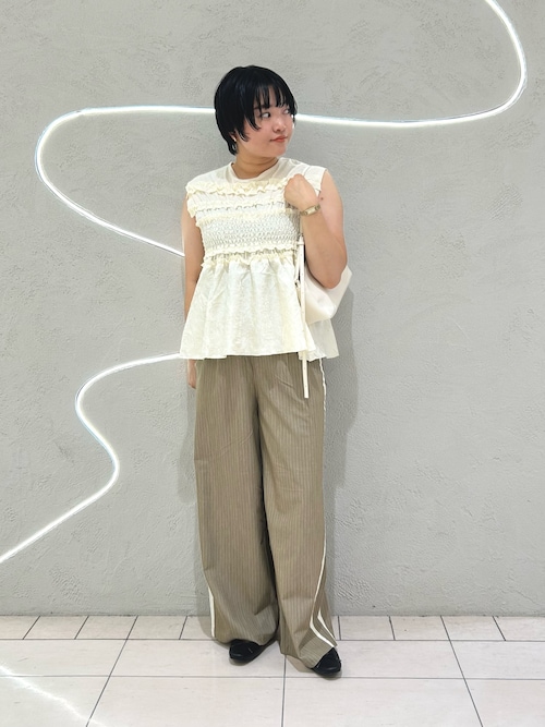アシンメトリースリムショルダーBAG