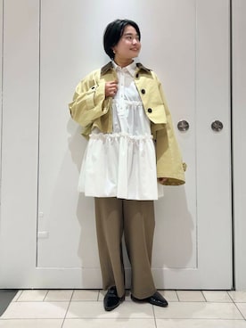 「158cm」｜MORIさん（レディース・159cm）の冬コーディネート