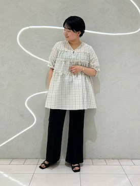 「夏アイテム」｜MORIさん（レディース・159cm）の夏コーディネート