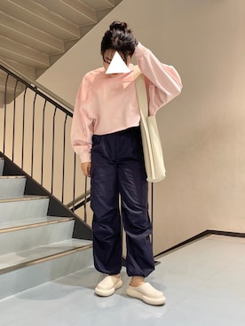 「kbf_ootd」｜「アイテム（スウェット）」を使った、MORIさん（レディース・159cm）の冬コーディネート