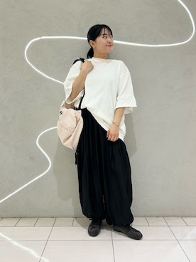 「KBF（ケイビーエフ）のアイテム（シューズ）」を使った、MORIさん（レディース・159cm）の春コーディネート