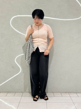 「夏アイテム」｜MORIさん（レディース・159cm）の夏コーディネート