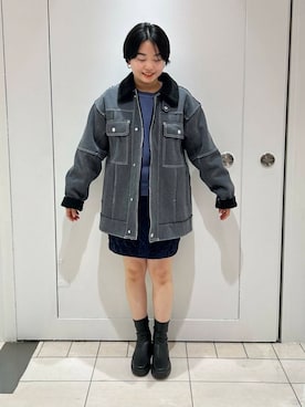 MORIさん(レディース・159cm)の冬コーディネート